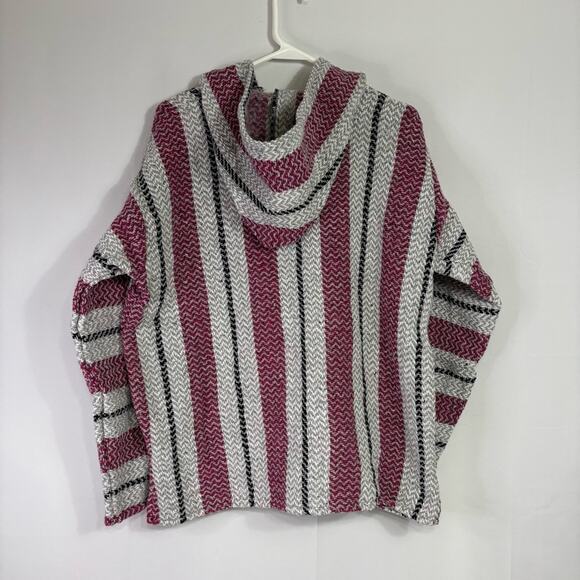 NWT Baja Joe Surfer Mexican Rasta Hoodie Size Small Bin7 - Picture 2 of 9